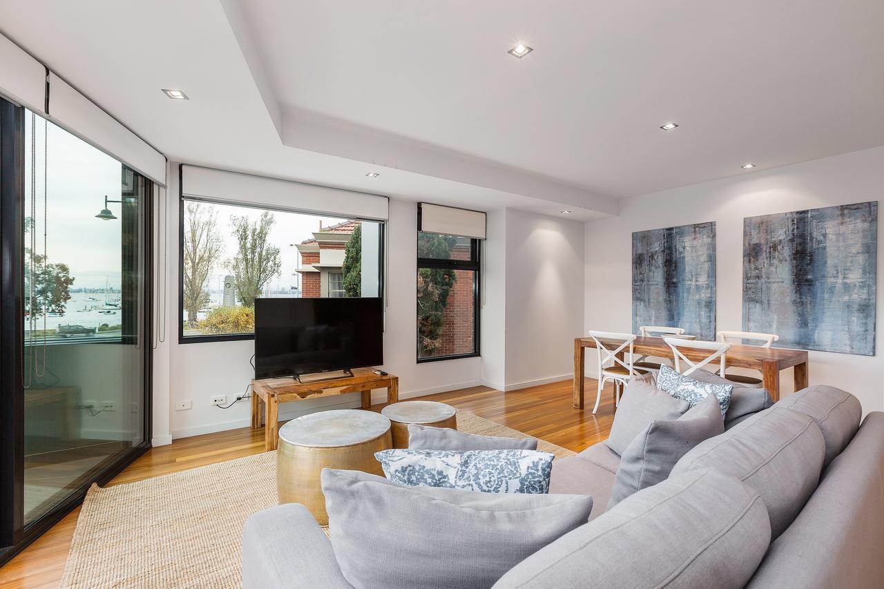 75m2 2 slaapkamer, 1 privé badkamer Appartement in Williamstown Melbourne Buitenkant foto