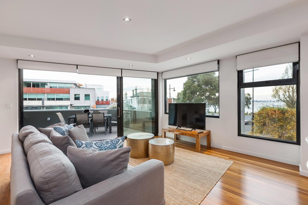 75m2 2 slaapkamer, 1 privé badkamer Appartement in Williamstown Melbourne Buitenkant foto